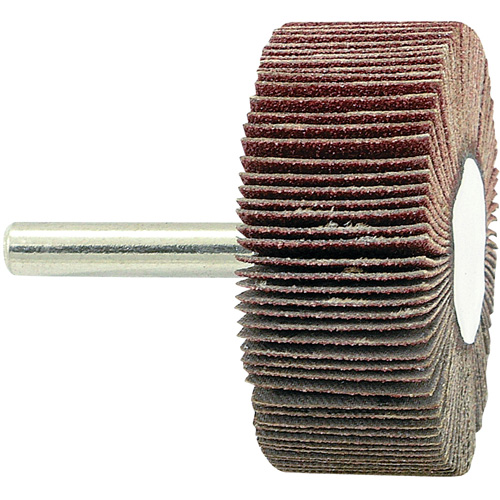 Shaft Mounted Flapwheel, 80 Grit, 2" x 3/4" x 1/4" Mukwa Safety Services