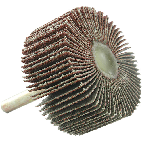 Mounted Flapwheel, 60 Grit, 2" x 1" x 1/4" Mukwa Safety Services