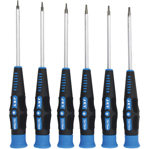 Jeu de tournevis de pr&eacute;cision Torx, 6 Mukwa Safety Services