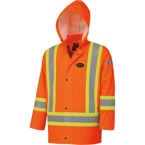 5892 Veste FR imperm&eacute;able haute visibilit&eacute;, 2T-Grand, Orange haute visibilit&eacute; Mukwa Safety Services
