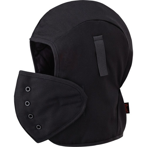 566A Doublure matelass&eacute;e FR pour casque, Noir, Coton Mukwa Safety Services