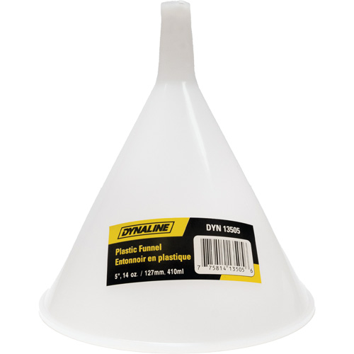 Entonnoir &agrave; usages multiples sans filtre, Poly&eacute;thyl&egrave;ne, Capacit&eacute; 0.4 l Mukwa Safety Services