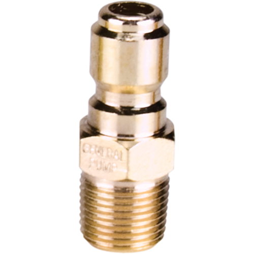 Connecteur m&acirc;le 3/8" &agrave; d&eacute;saccouplement rapide en acier plaqu&eacute; Mukwa Safety Services