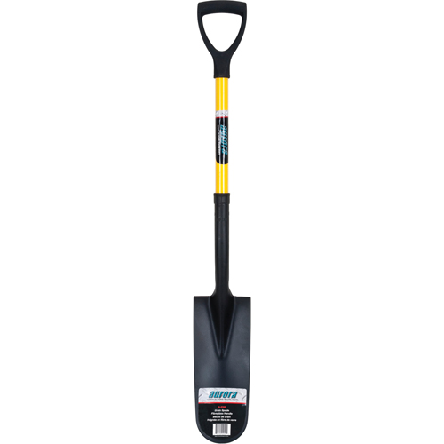Pelles b&ecirc;ches, Acier durci, Lame 16" x 6", 28-1/2" lo, Manche Prise en D Mukwa Safety Services