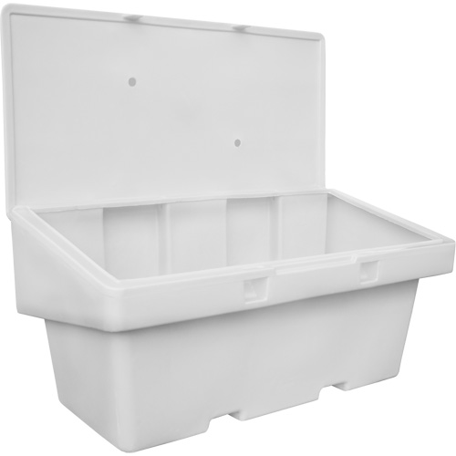 Salt Sand Container SOS, With Hasp, 72" x 36" x 36", 36 cu. Ft., Grey Mukwa Safety Services