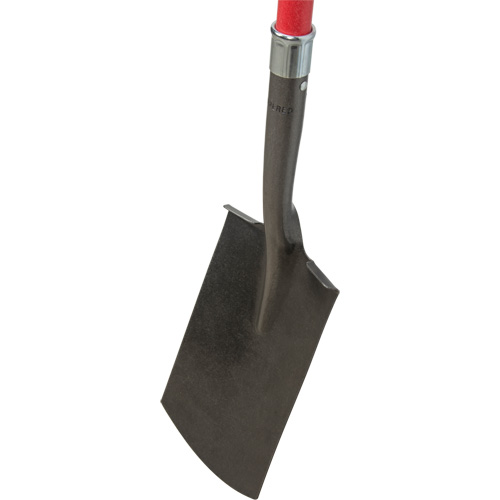 Pelles robustes, Fibre de verre, Lame Acier au carbone, Manche en Prise en D, Longueur 30-1/2" Mukwa Safety Services