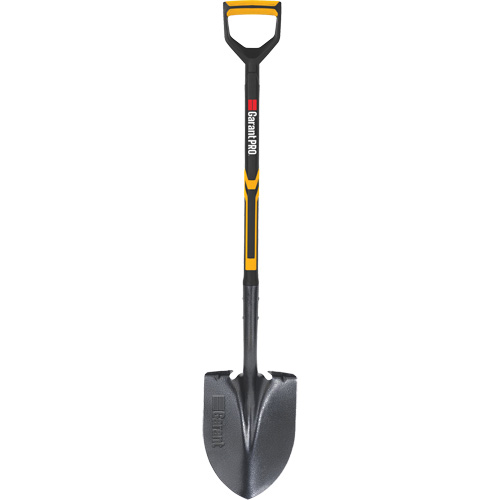 Pelle ronde Pro, Lame Acier durci, Fibre de verre, Manche Prise en D Mukwa Safety Services
