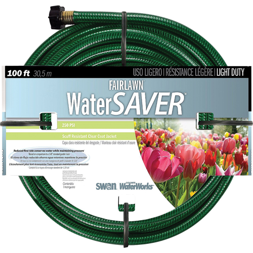 Fairlawn Watersaver Light Duty Garden Hoses, Nylon, 1/2" dia. x 100' Mukwa Safety Services