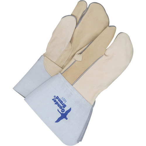 Gants &agrave; trois doigts en cuir, Cuir fleur de vache, Taille 11 Mukwa Safety Services