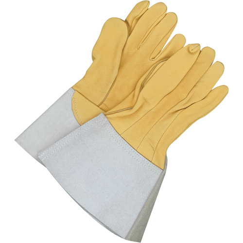 Gander Brand Reverse Grain TIG Welder Gloves, Grain Deerskin, Size 9 Mukwa Safety Services