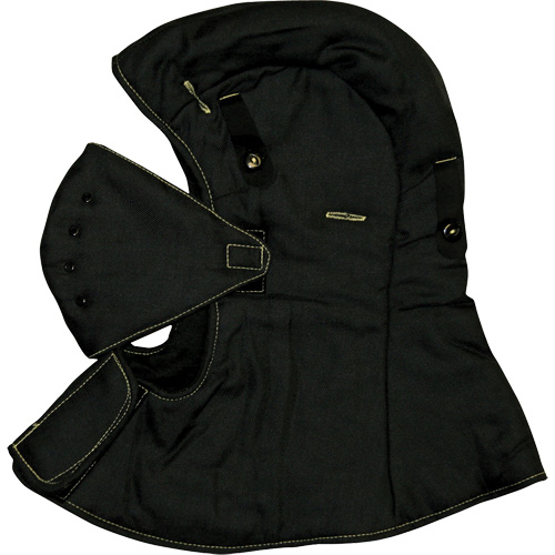 Doublure FR pour casque CarbonX avec visi&egrave;re, Noir, Coton/Jersey/Tissu crois&eacute; Mukwa Safety Services