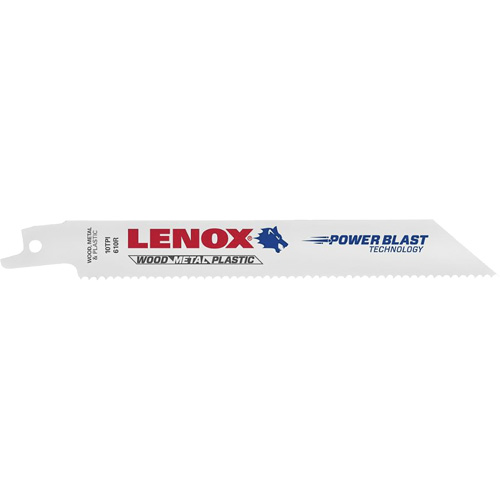 Lames de scie alternative dusage g&eacute;n&eacute;ral, Bim&eacute;tal, 10 Dents par pouce, 8" lo x 3/4" la Mukwa Safety Services