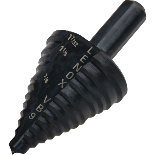 #9 Step Drill Bit, 7/8" - 1-7/32 , High Speed Steel Mukwa Safety Services