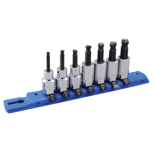 Metric Ball Nose Socket Set, 7 Pcs Mukwa Safety Services