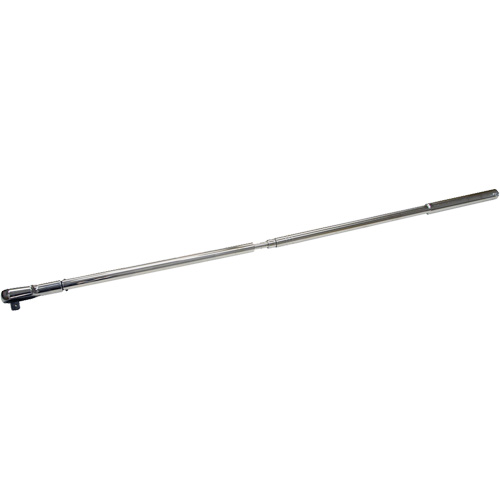 Micro-Adjustable Fixed-Head Torque Wrench, Click, 1" Square Drive, 200 - 1000 ft-lbs. Mukwa Safety Services