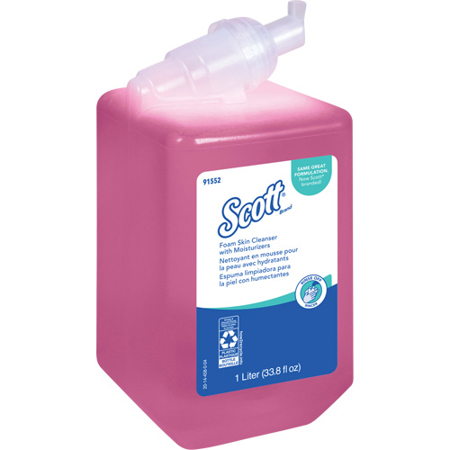 Nettoyant pour la peau avec agents hydratants Scott Pro, Mousse, 1 L, Parfum&eacute; Mukwa Safety Services