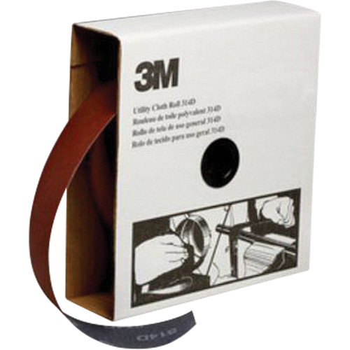 Utility Sanding Roll, Aluminum Oxide, 2" W x 150' L, P400 Grit Mukwa Safety Services