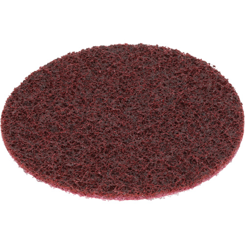 Disque de conditionnement de surface SC- DH Scotch-Brite, 4" dia., Grain Moyen, Oxyde d'aluminium Mukwa Safety Services