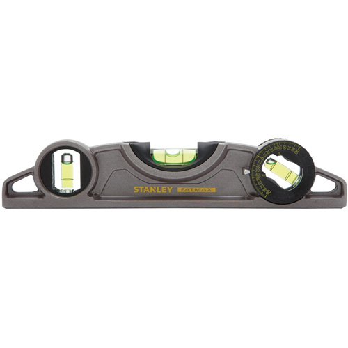 Fatmax&reg; Cast Torpedo Level, 9" L, Aluminum, 3 Vials, Magnetic Mukwa Safety Services