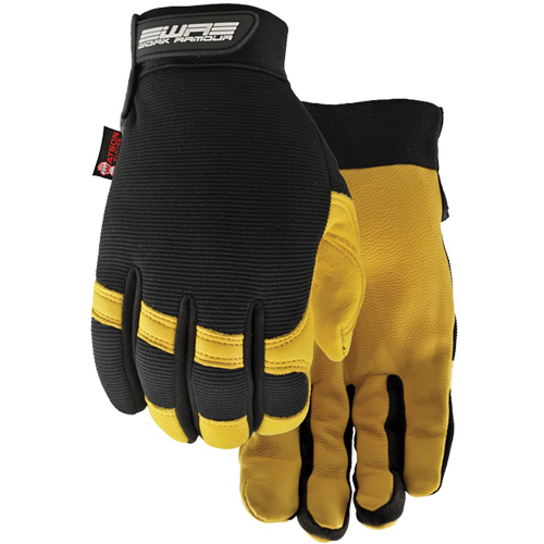 Flextime Water Resistant Gloves, Grain Goatskin Palm, Size Large Mukwa Safety Services