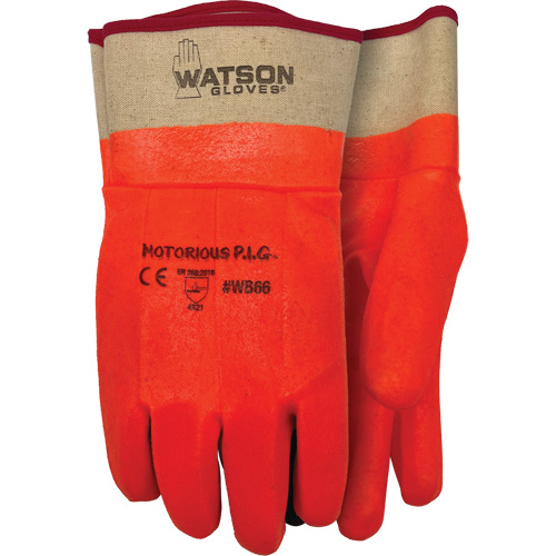 Notorious P.I.G. Gloves, One Size, Nitrile/PVC Coating, Jersey Shell Mukwa Safety Services