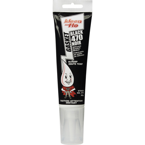 470 Silicone Gasket Maker, Tube, Black Mukwa Safety Services