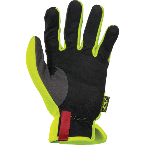 FastFit&reg; High-Visibility Work Gloves, Synthetic Palm, Size Medium/9 Mukwa Safety Services