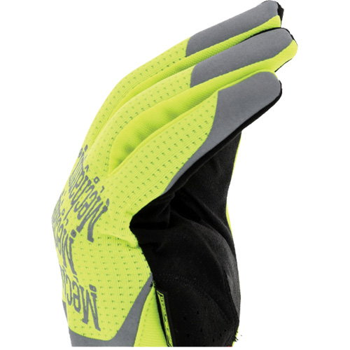 FastFit&reg; High-Visibility Work Gloves, Synthetic Palm, Size Medium/9 Mukwa Safety Services