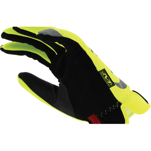FastFit&reg; High-Visibility Work Gloves, Synthetic Palm, Size Medium/9 Mukwa Safety Services