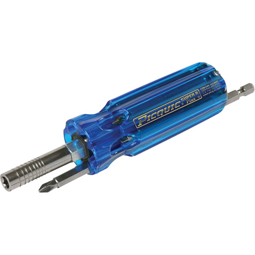 Super 8 Plus Multibit Screwdriver, Plastic Handle Mukwa Safety Services