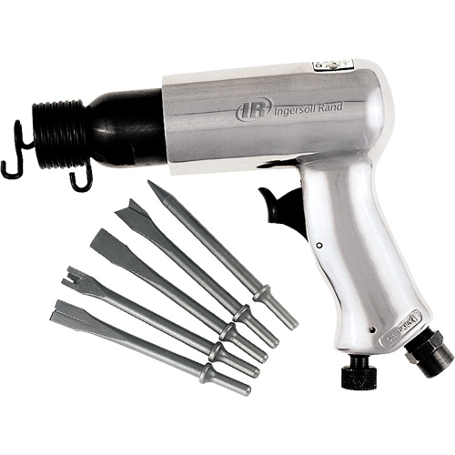 Air Hammer with Chisel Set, 3 CFM, 1/4" NPT, 3500 BPM, 11/16" x 2-5/8" (17.46mm x 66.68mm) Mukwa Safety Services