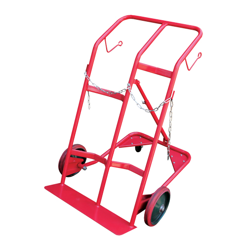 Chariot pour bouteilles, Roues Caoutchouc moul&eacute;, Base de 25-1/2"la x 7"lo, 350 lb Mukwa Safety Services