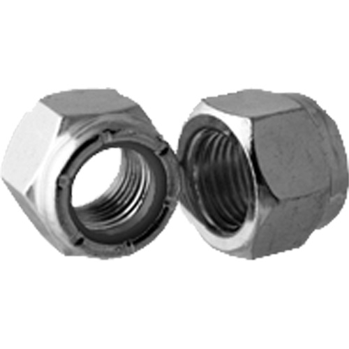 NTU Thin Heavy Series Locknut Nylon Insert, 3/4"-10 Dia., Zinc Plated Mukwa Safety Services