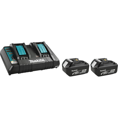 Ensemble de chargeur et batterie Mukwa Safety Services