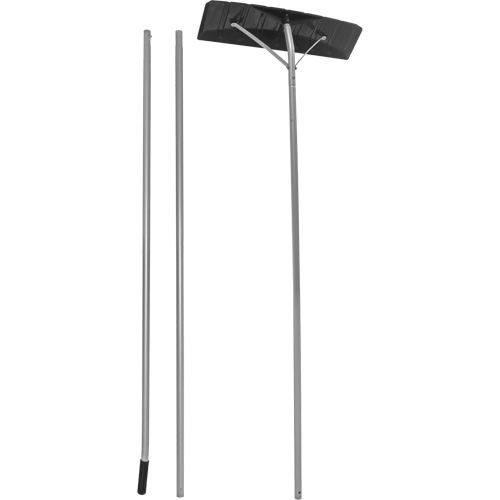 Snow Roof Rake, 61", 24-3/4" Blade, Aluminum Mukwa Safety Services
