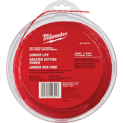 Fil de taille-bordures de 0,095" x 250' Mukwa Safety Services