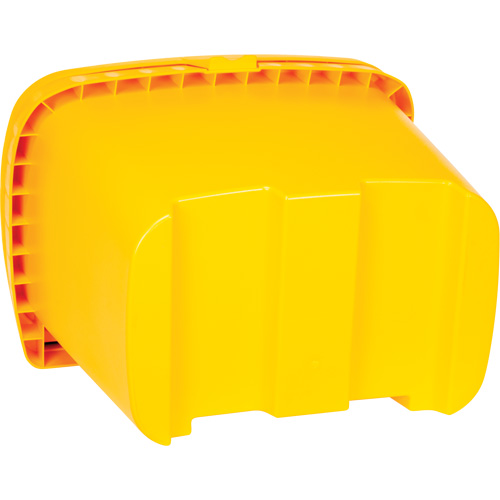 Salt & Sand Storage Bins, With Hasp, 21" x 27" x 26", 4.24 cu. ft., Yellow Mukwa Safety Services