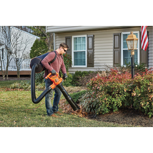 Souffleur/aspirateur/broyeur de feuilles 3-en-1 VacPack, Vitesse d'air 250 mi/h, &eacute;lectrique Mukwa Safety Services