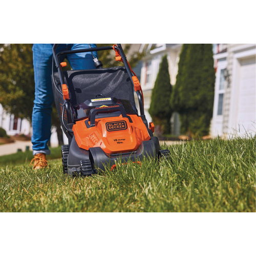 Tondeuse &agrave; gazon avec poign&eacute;e confortable, Pouss&eacute;e, &eacute;lectrique, Largeur de coupe 15" Mukwa Safety Services