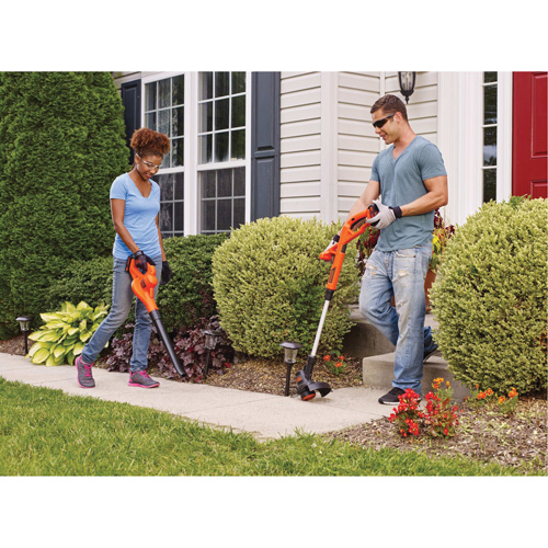 Max* String Trimmer/Edger & Hard Surface Sweeper Combo Kit, 10", Battery Powered, 20 V Mukwa Safety Services