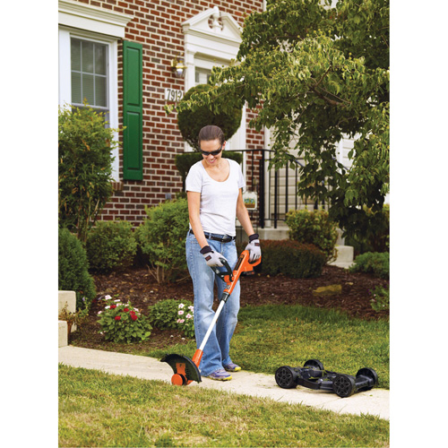 Ensemble de tondeuse compacte sans fil 3 en 1 20 V Max*, Pouss&eacute;e, &agrave; pile, Largeur de coupe 12" Mukwa Safety Services