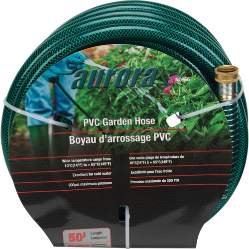 Tuyau de jardin, PVC, 5/8" dia x 50' Mukwa Safety Services