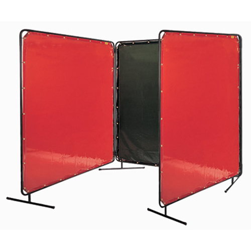 &eacute;cran et cadre pour soudage, Vert olive, 6' x 6' Mukwa Safety Services