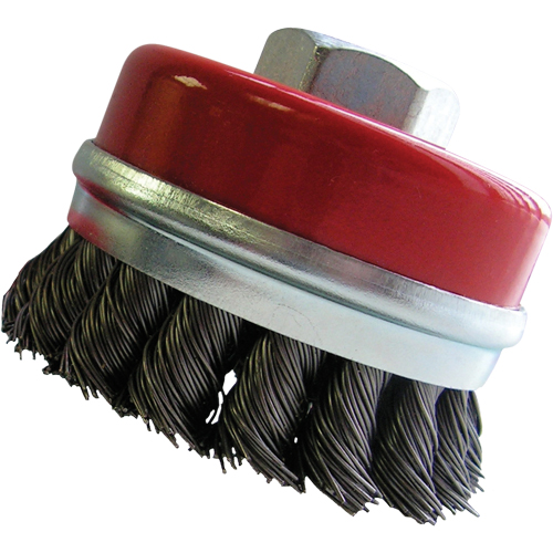 Brosses-boisseau, 3" dia. x 5/8"-11 arbre Mukwa Safety Services