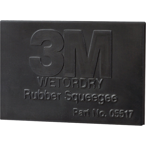 Wetordry Rubber Squeegee, 3", Rubber Mukwa Safety Services