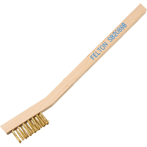 Small Cleaning Scratch Brushes, Nylon, 3 x 7 Wire Rows, 7-3/4" Long Mukwa Safety Services