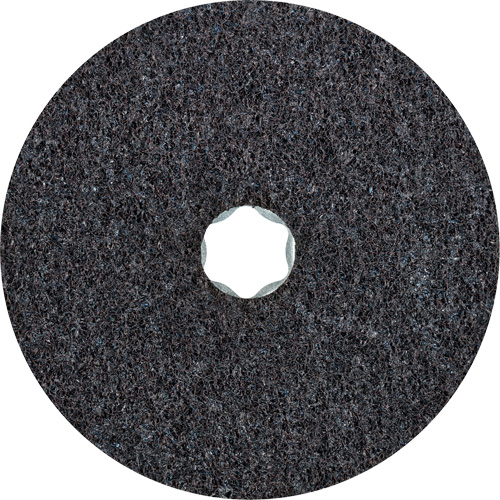 Disc de conditionnement de surface &agrave; boucles et crochets, 4-1/2" dia., Grain Moyen, Oxyde d'aluminium Mukwa Safety Services
