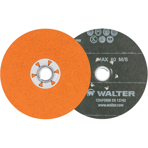 Disque de sablage Coolcut XX, 4-1/2" dia., Grain 60, C&eacute;ramique Mukwa Safety Services