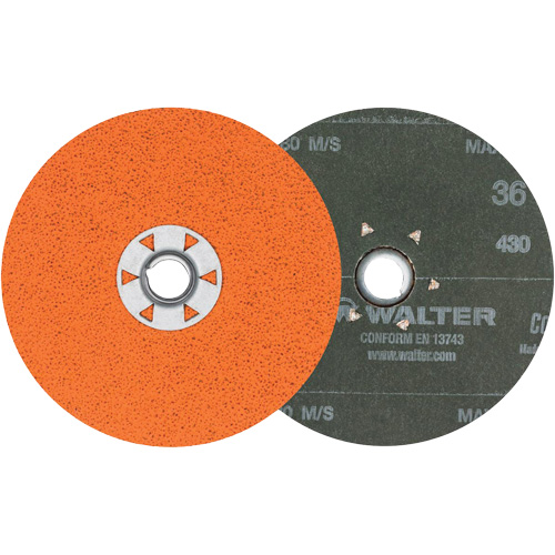 Disque de sablage Coolcut XX, 5" dia., Grain 36, C&eacute;ramique Mukwa Safety Services