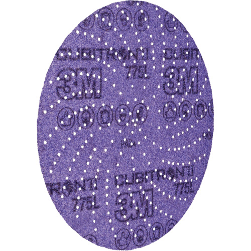 Disque abrasif 775L Cubitron II Hookit, dia 5", Grain 80+, C&eacute;ramique, Poids F Mukwa Safety Services